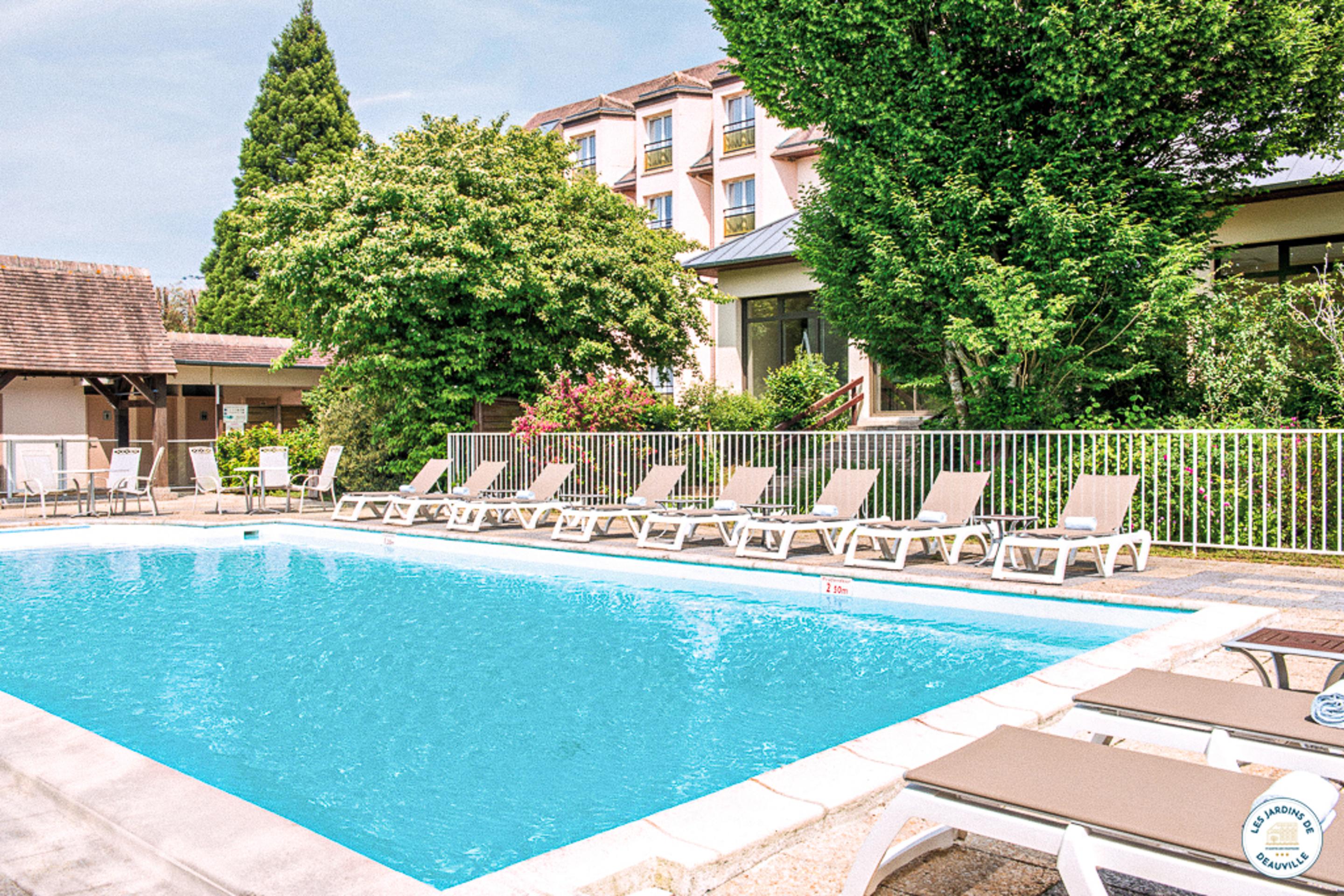 Hotel Les Jardins De Deauville Saint-Martin-aux-Chartrains Eksteriør bilde