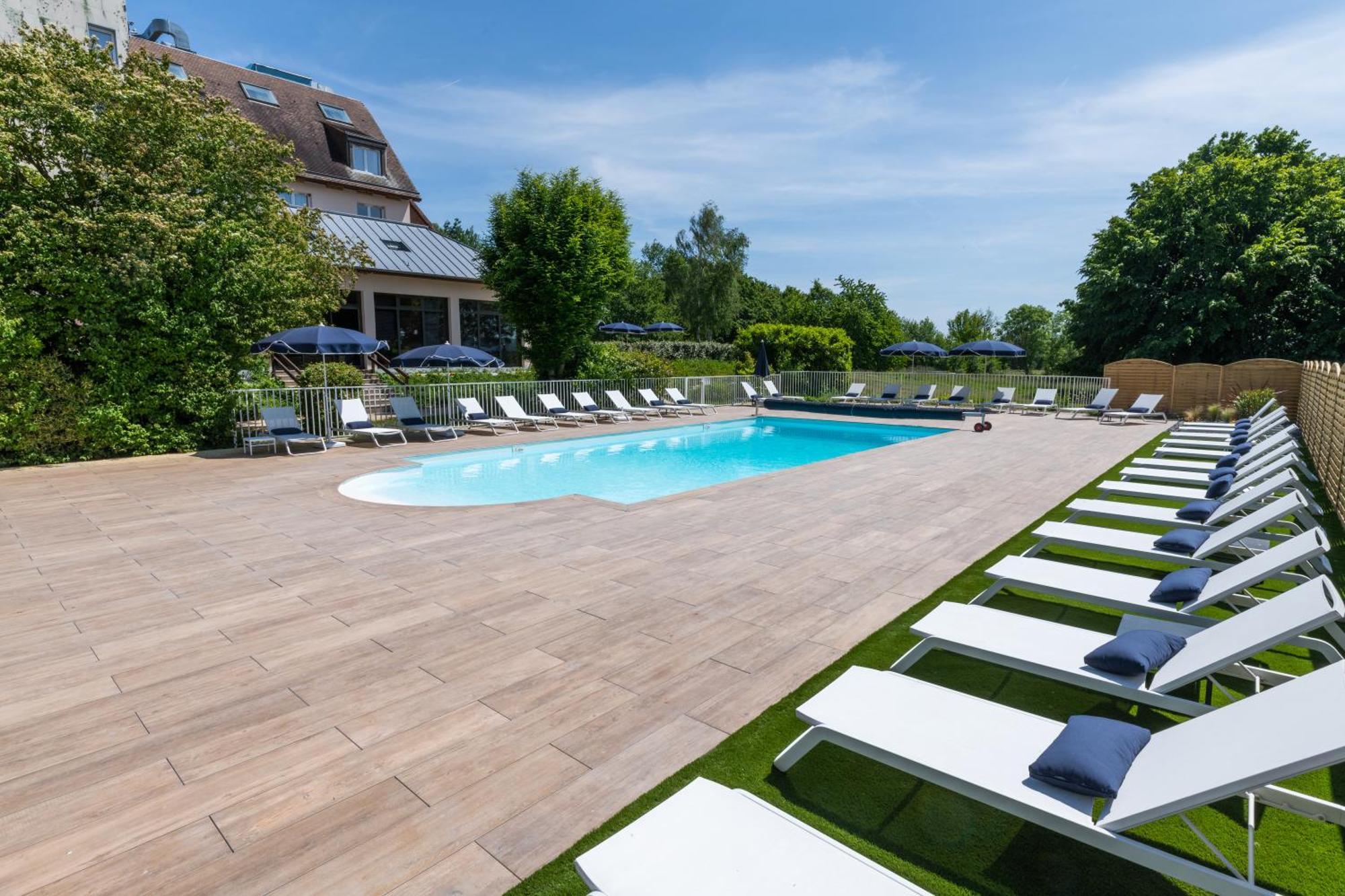 Hotel Les Jardins De Deauville Saint-Martin-aux-Chartrains Eksteriør bilde
